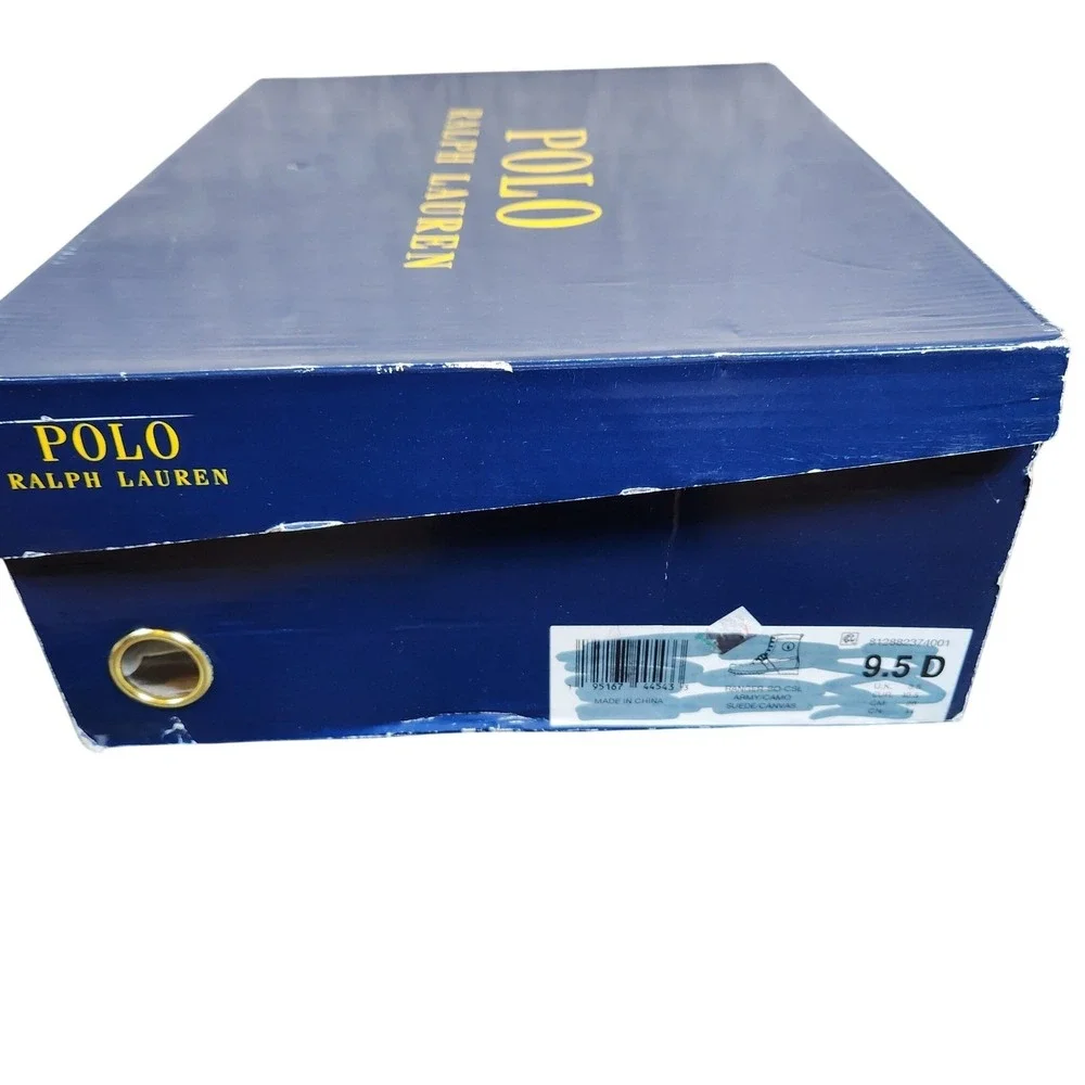 NEW Polo Ralph Lauren Men's Duck Boots Oslo Low Leather Suede 9.5 D Hard to Find